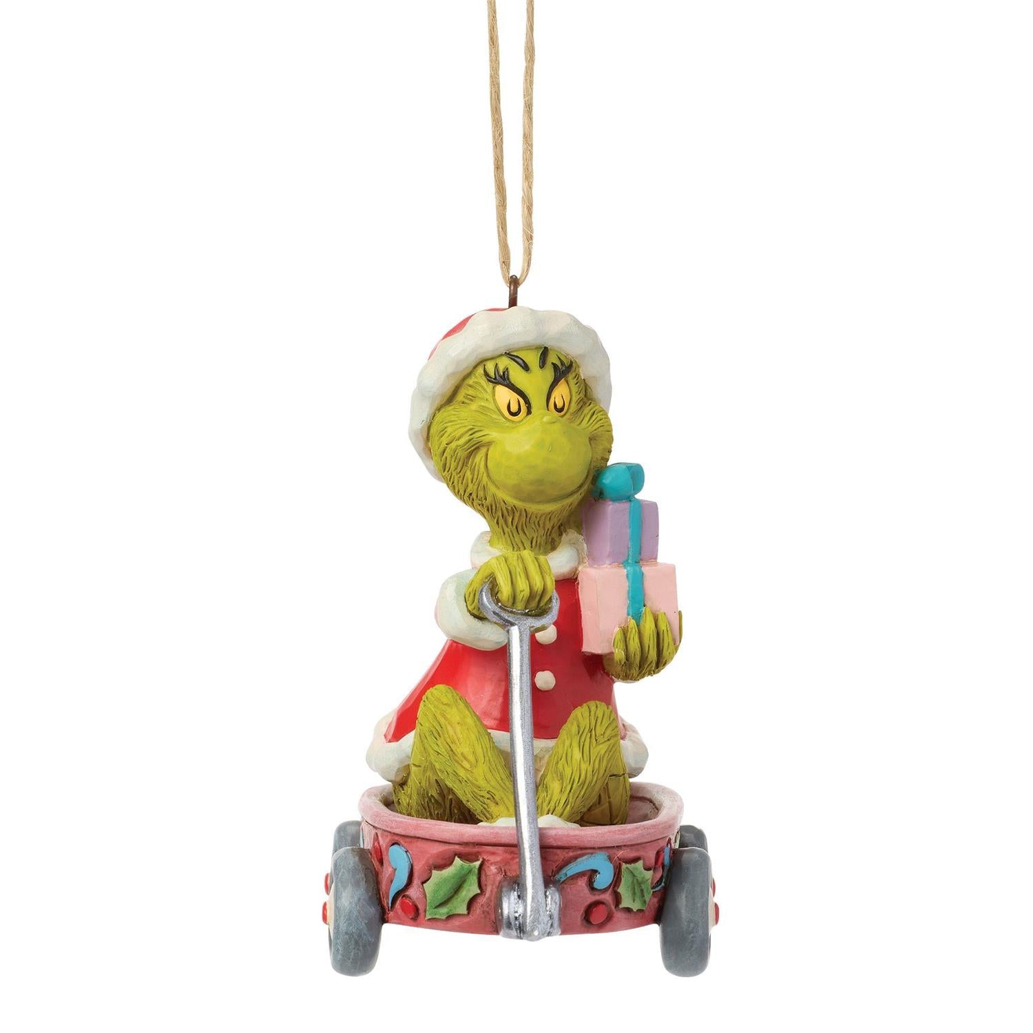 Grinch in Wagon Ornament - Country N More Gifts