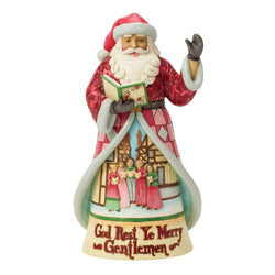 God Rest Ye Merry Gentlemen - Song Santa Figurine - Country N More Gifts
