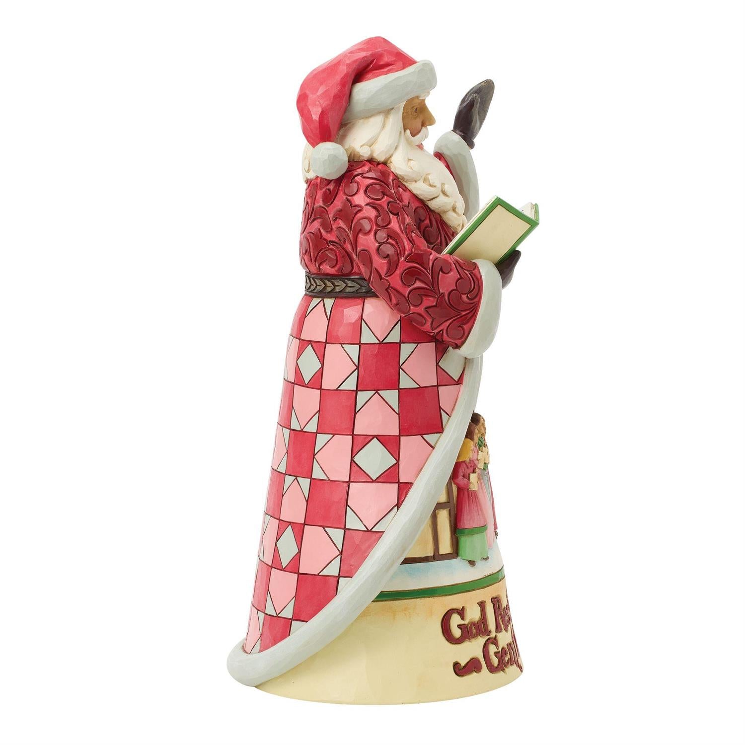 God Rest Ye Merry Gentlemen - Song Santa Figurine - Country N More Gifts