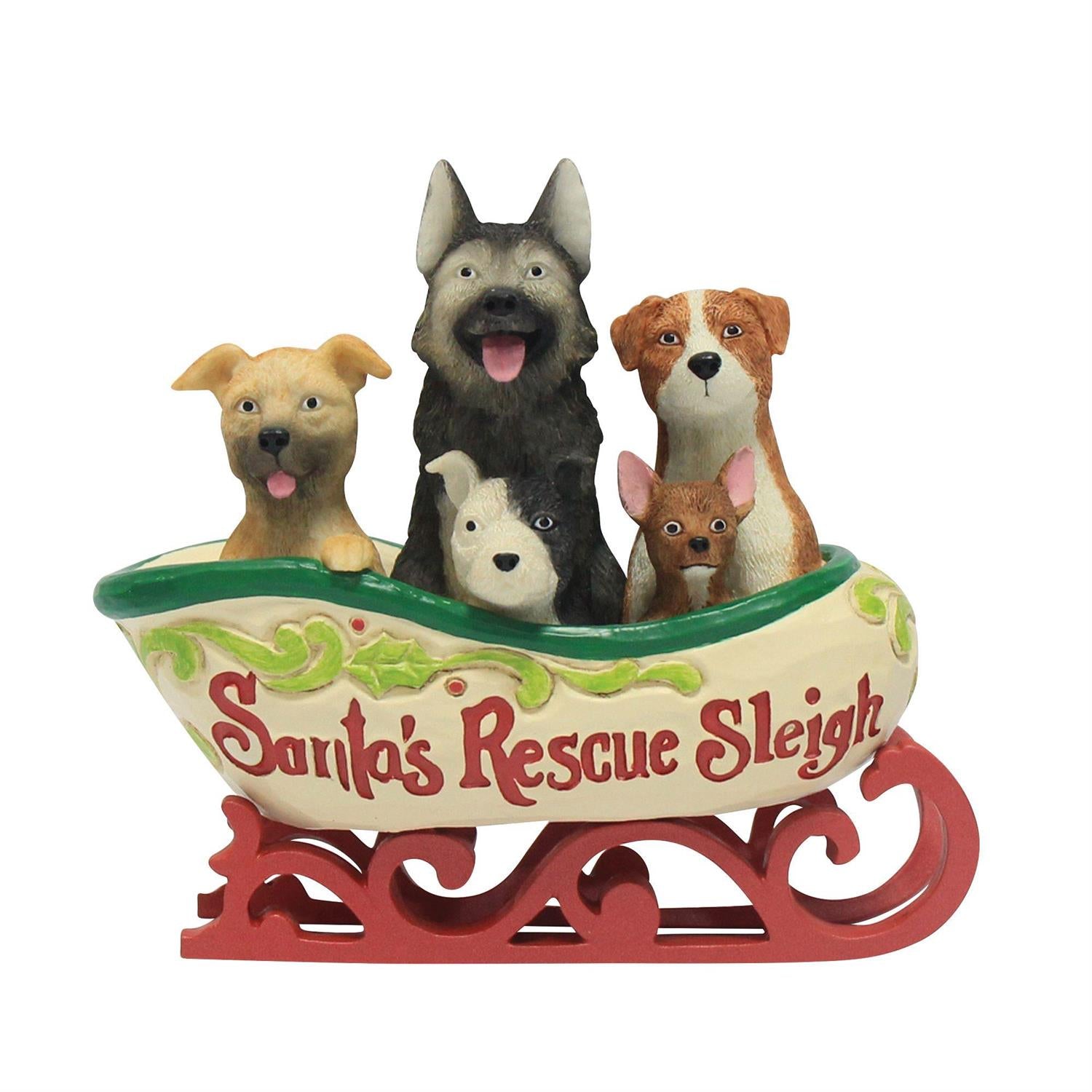A Tail-Wagging Christmas - Santa's Rescue Sleigh – Country N More Gifts