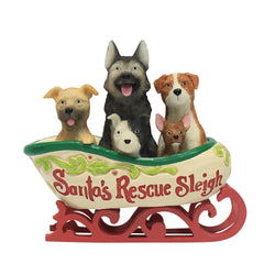 A Tail-Wagging Christmas - Santa's Rescue Sleigh - Country N More Gifts