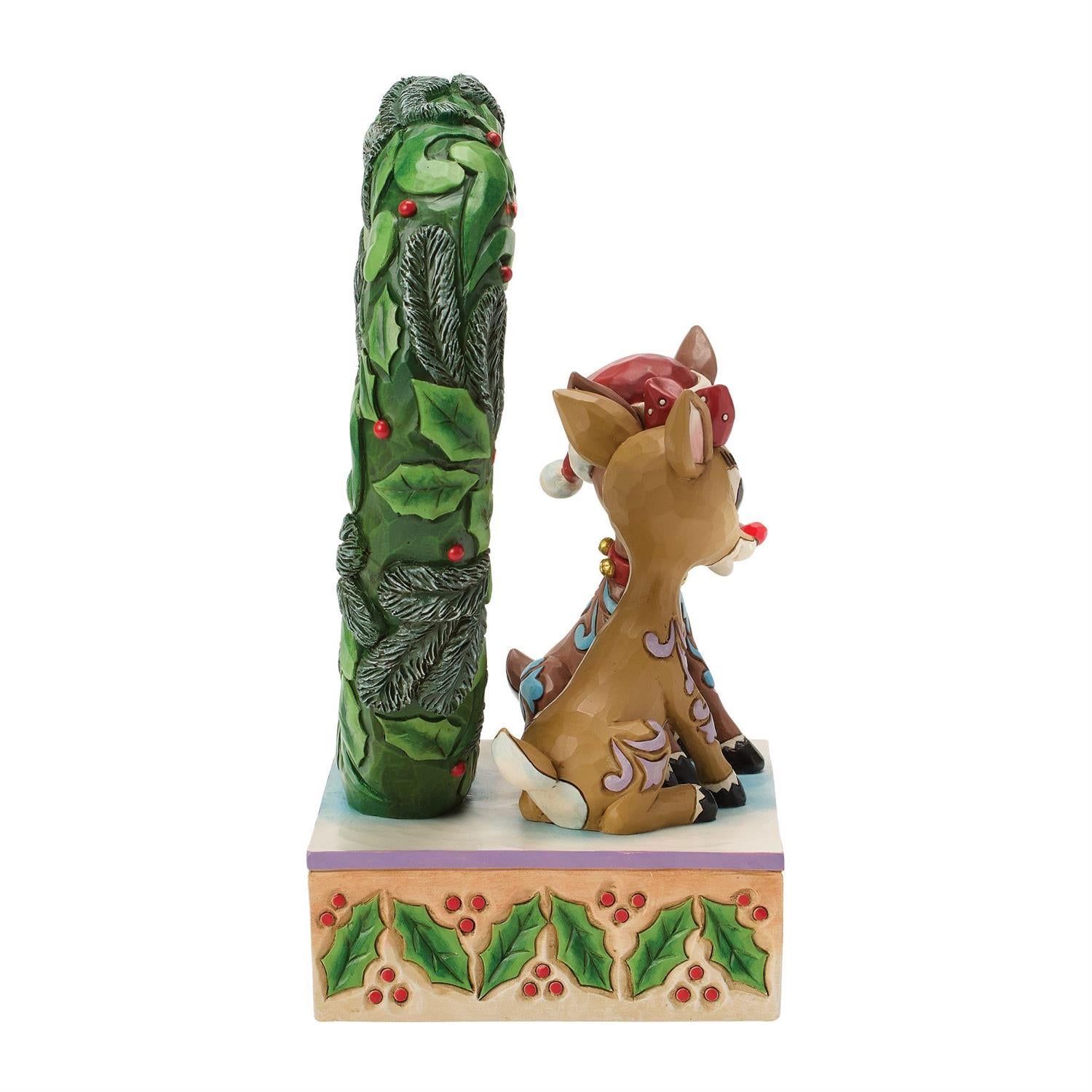 Rudolph and Clarice Heart Wreath - Country N More Gifts