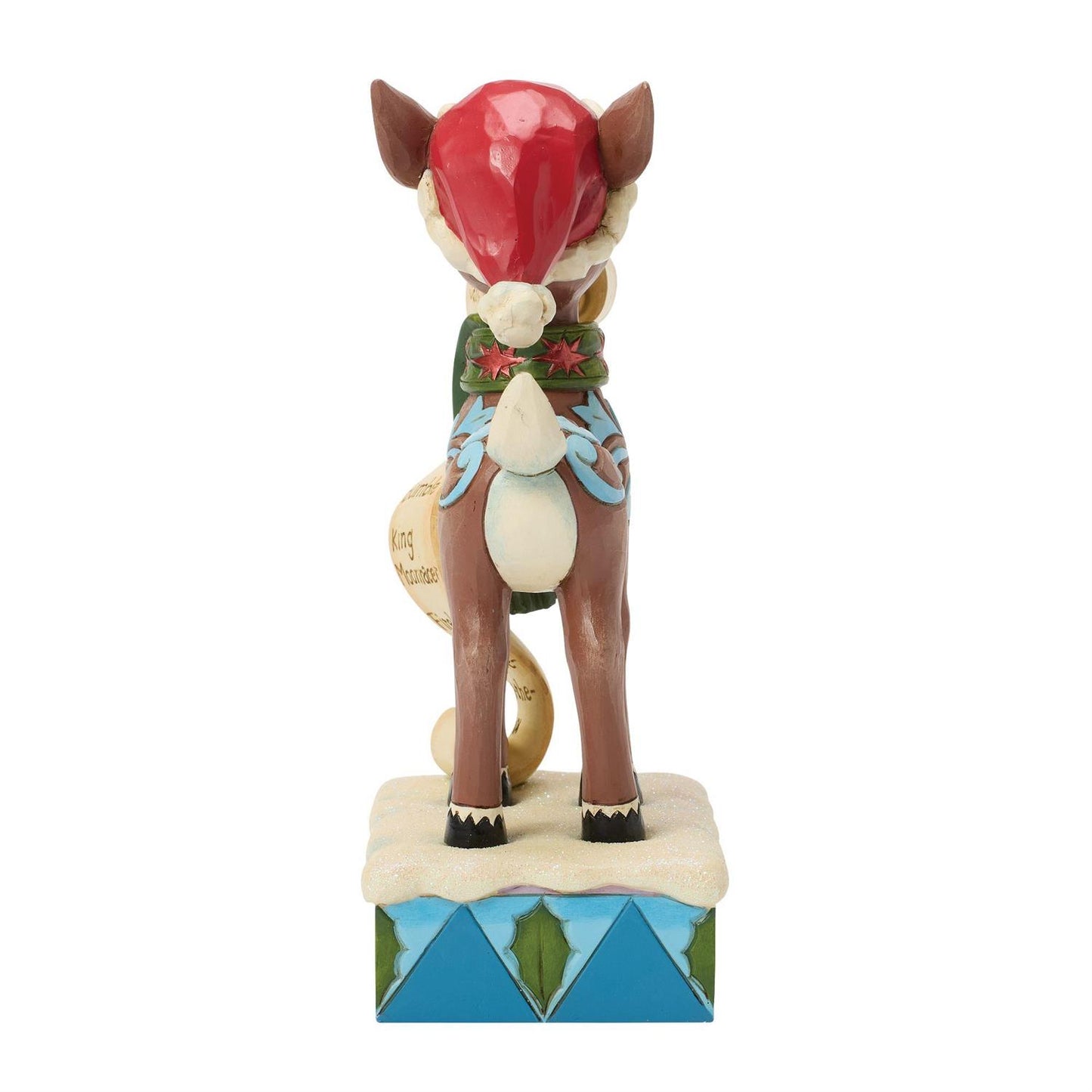 Rudolph with List in Mouth - Country N More Gifts
