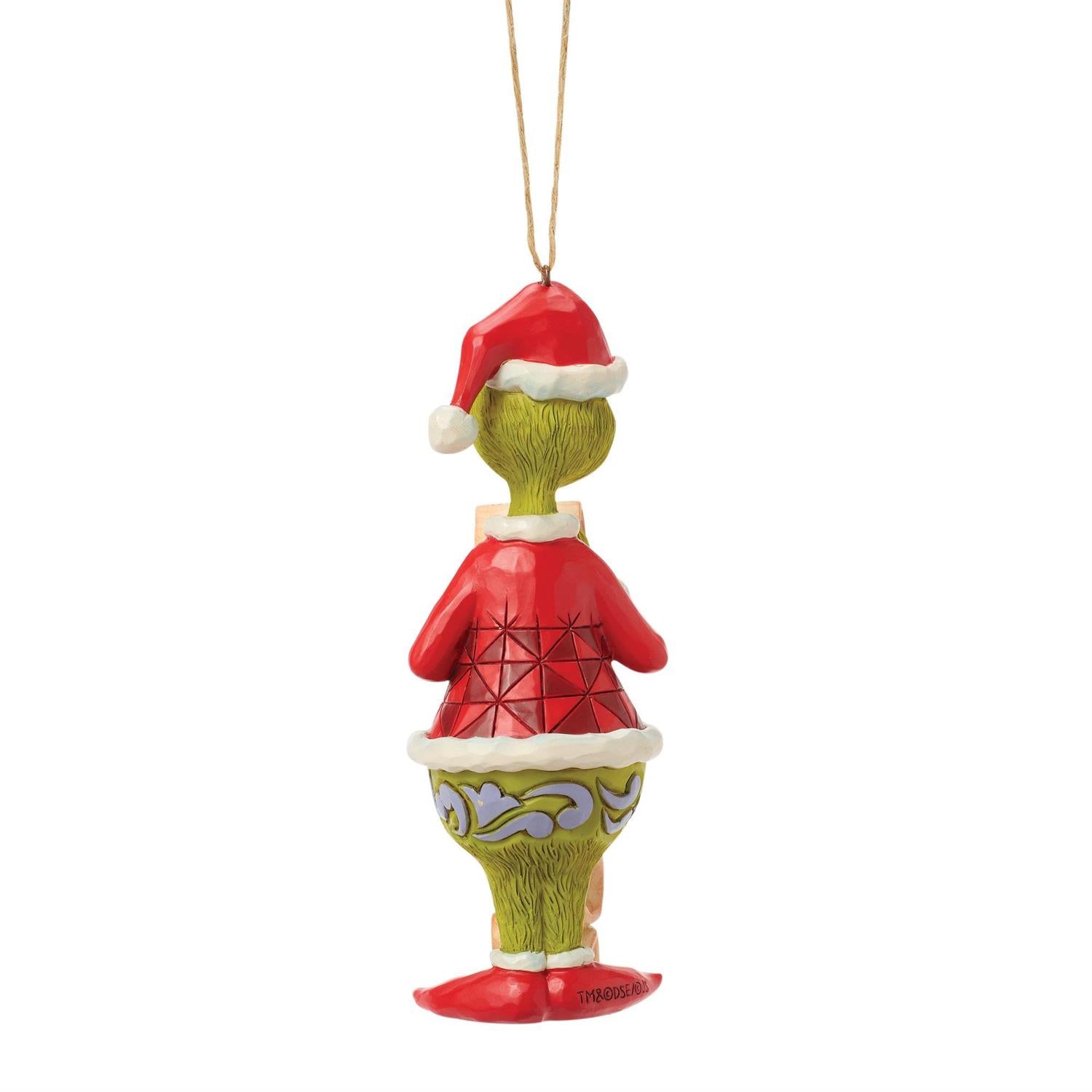 Grinch with List Ornament - Country N More Gifts