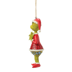 Buy Jim Shore at CountryNMoreGifts.com Grinch holding his hands in a heart shape ornament