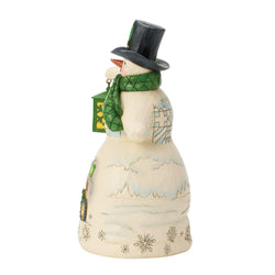 Buy Jim Shore at CountryNMoreGifts.com Snowman with John Deere Top Hat and Farm Scene on his body