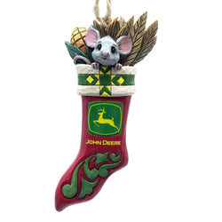 Buy Jim Shore at CountryNMoreGifts.com Mouse in John Deere Stocking Ornament