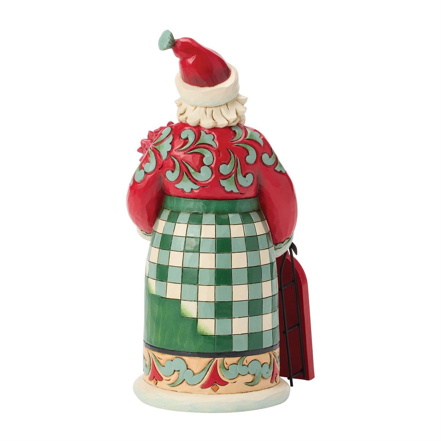 Sliding Into the Holidays - Highland Glen Santa Sled Figurine - Country N More Gifts