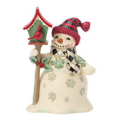 Birdie, It's Cold Outside - Highland Glen Snowman Birdhouse - Country N More Gifts