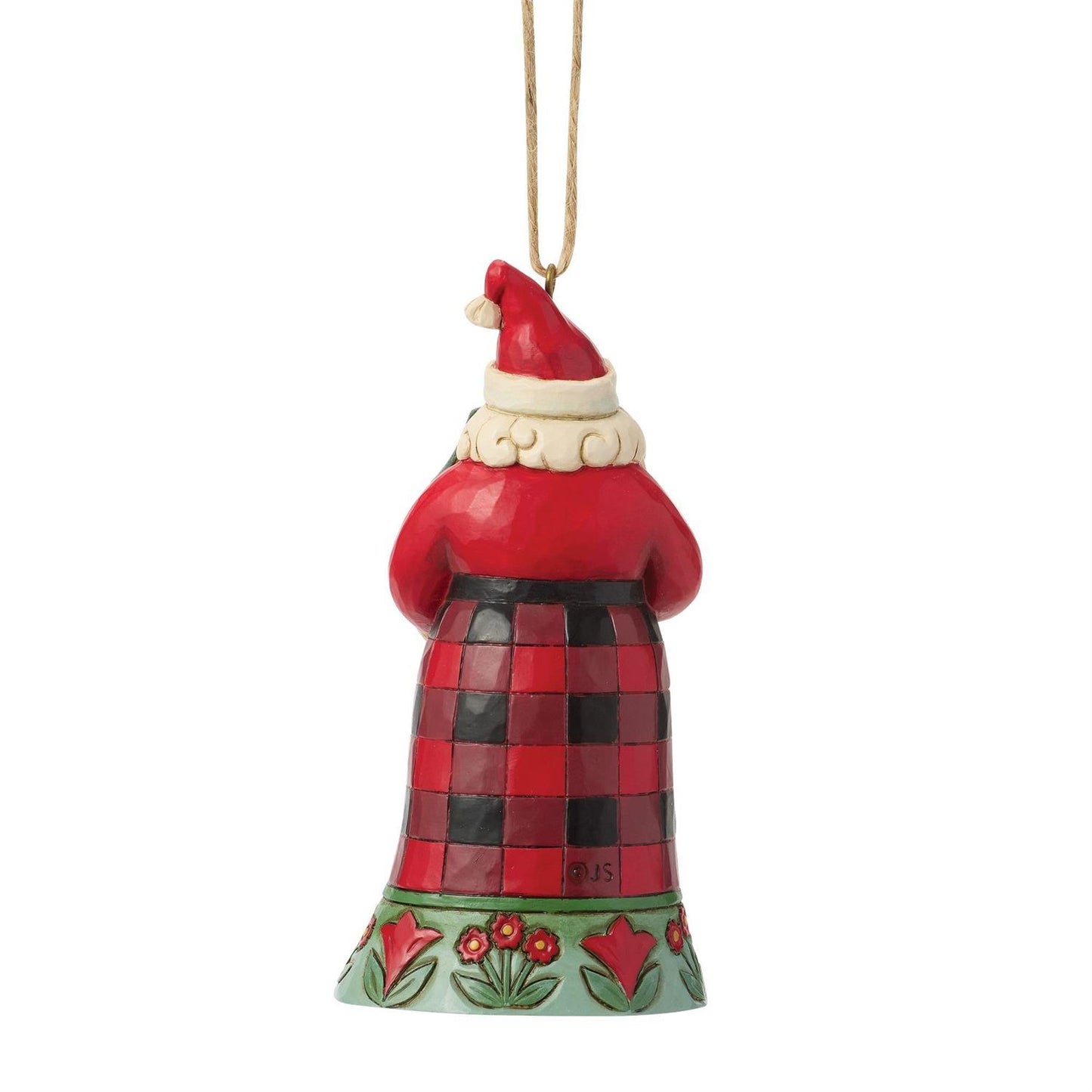 Highland Glen Santa Cardinal Ornament - Country N More Gifts