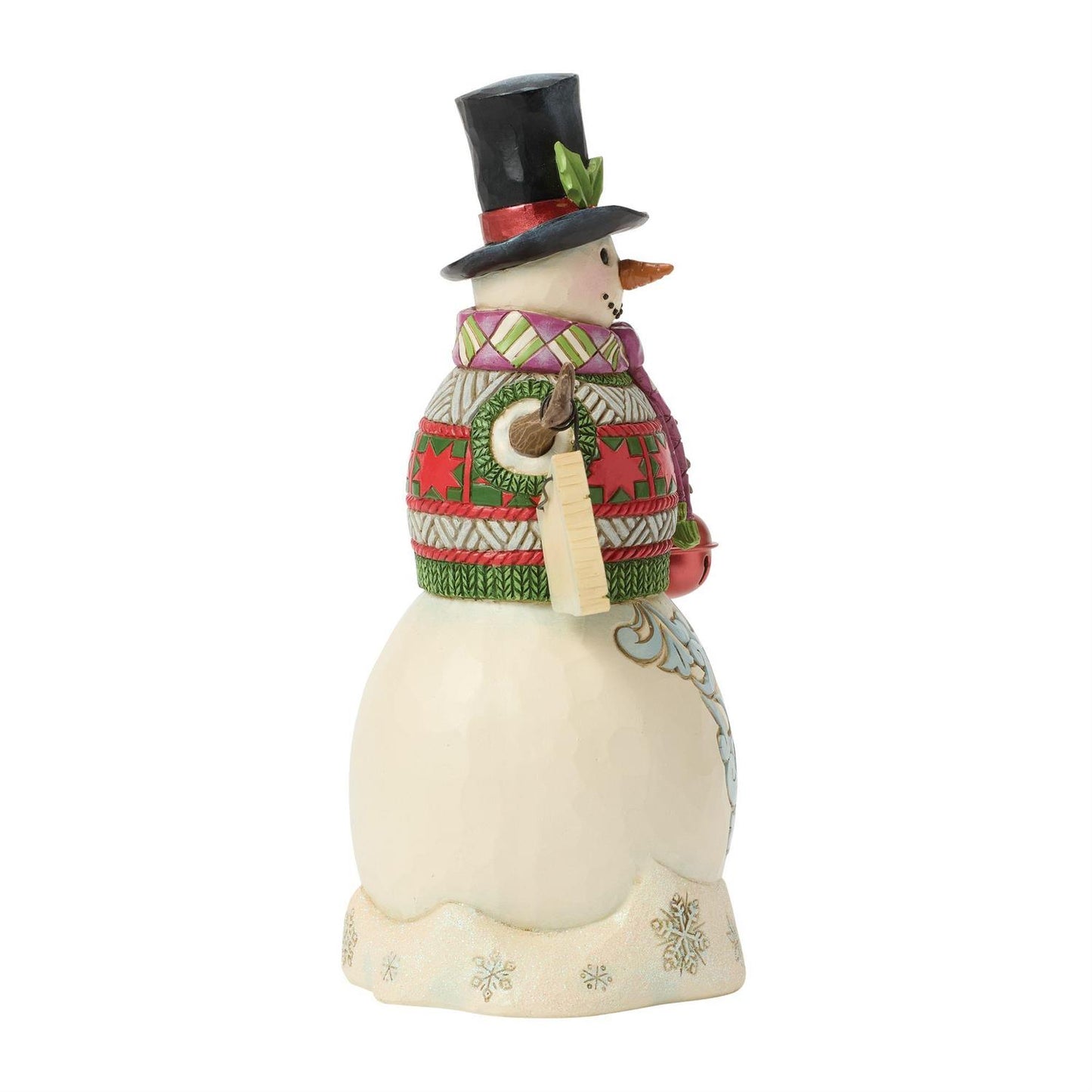 Signs of the Times - Snowman and Hanging Sign Figurine - Country N More Gifts