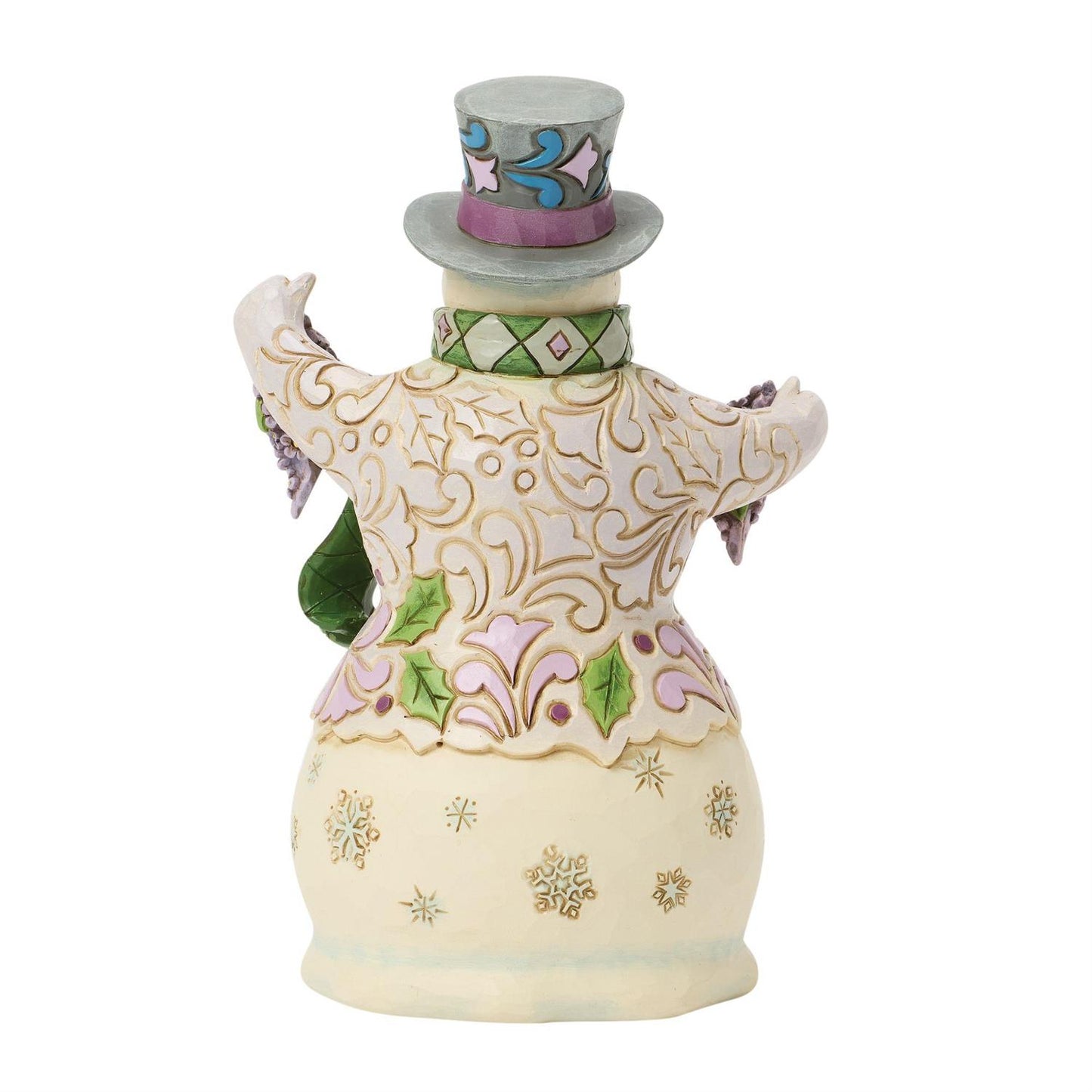 Regal Winter - Purple Snowman Figurine - Country N More Gifts