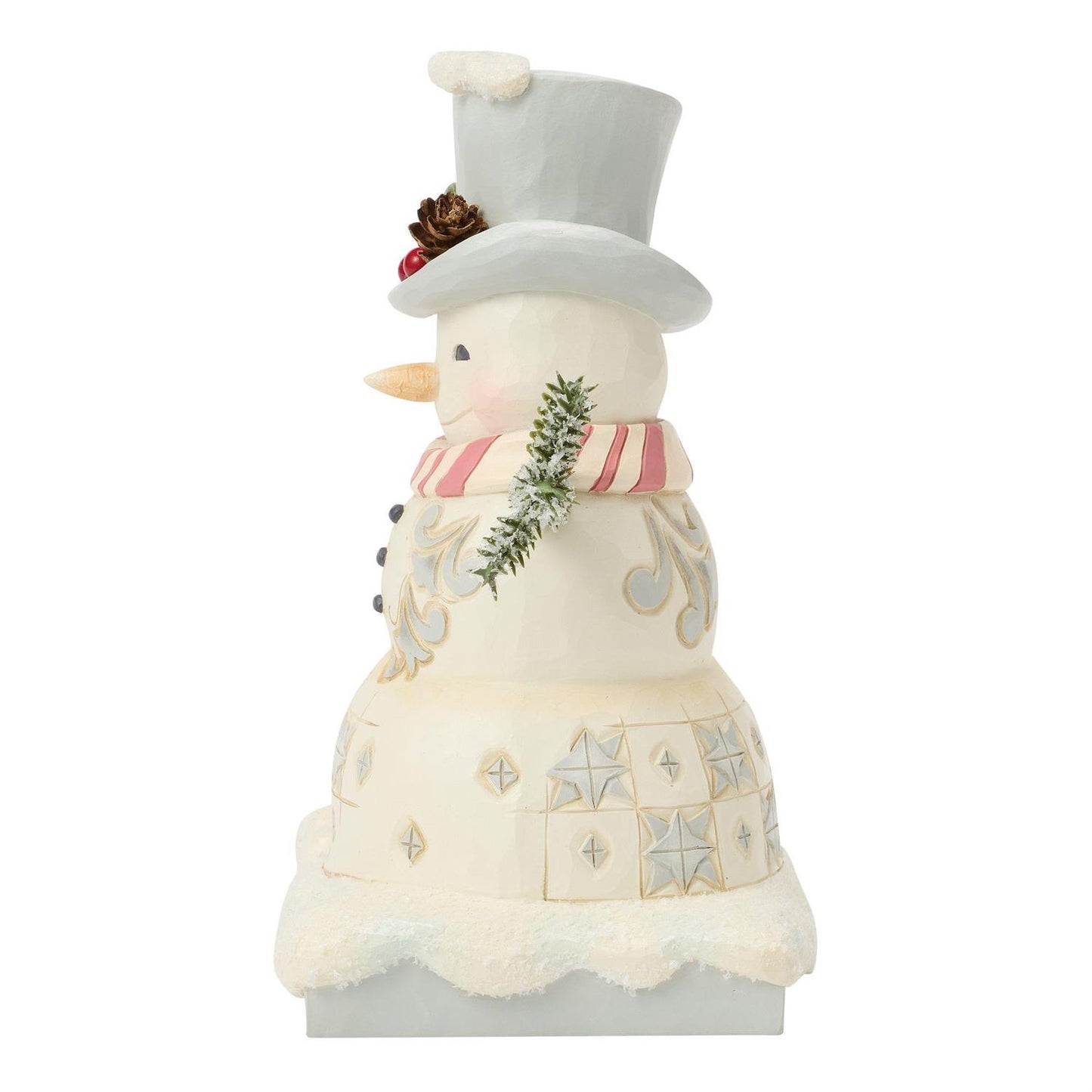 Woodland Winter Welcome - Woodland Snowman Top Hat Figurine - Country N More Gifts