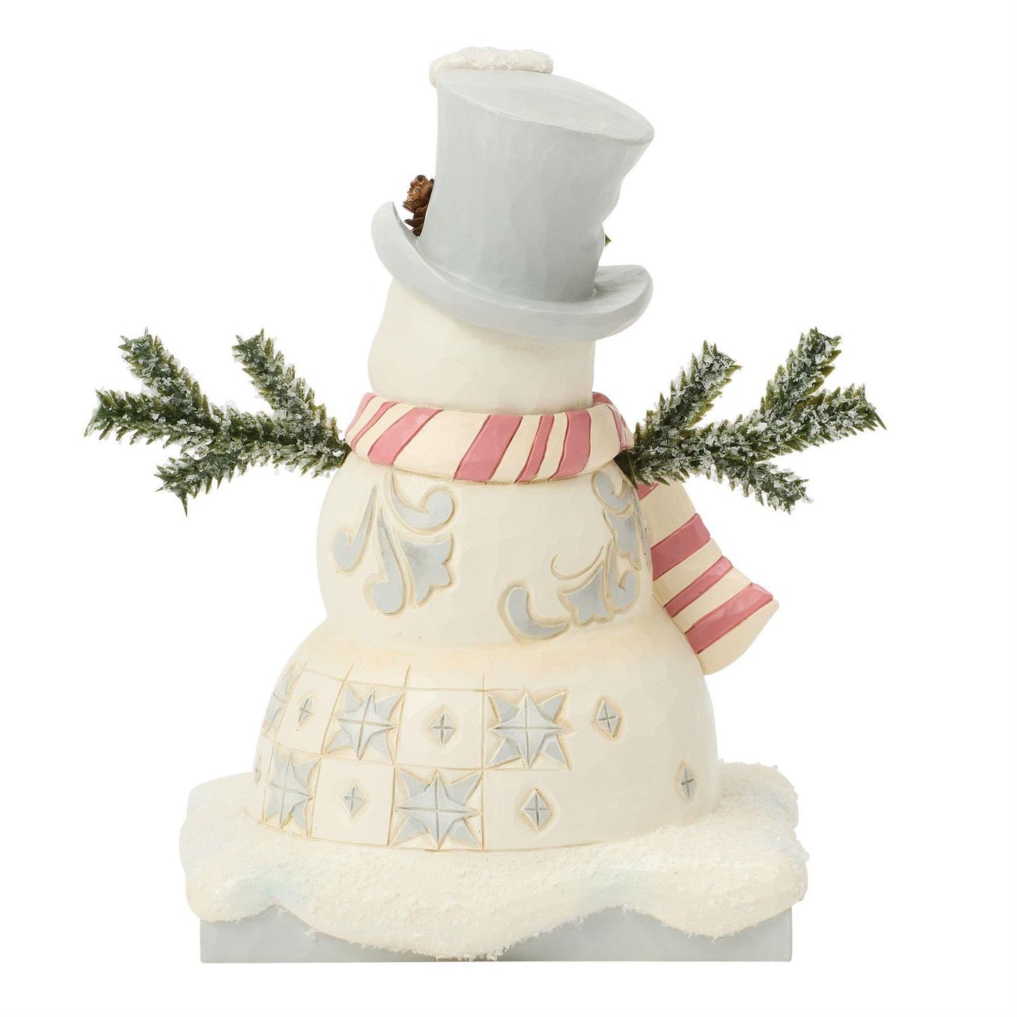 Woodland Winter Welcome - Woodland Snowman Top Hat Figurine - Country N More Gifts