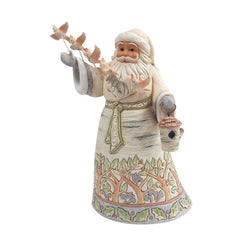 Birchwood Blessings - Woodland Santa Flying Cardinal Figurine - Country N More Gifts