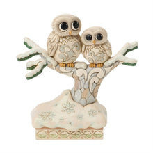 Wisdom of the Woods - Woodland Owls on a Tree Figurine