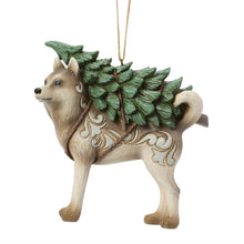 Woodland Husky with Tree Ornament