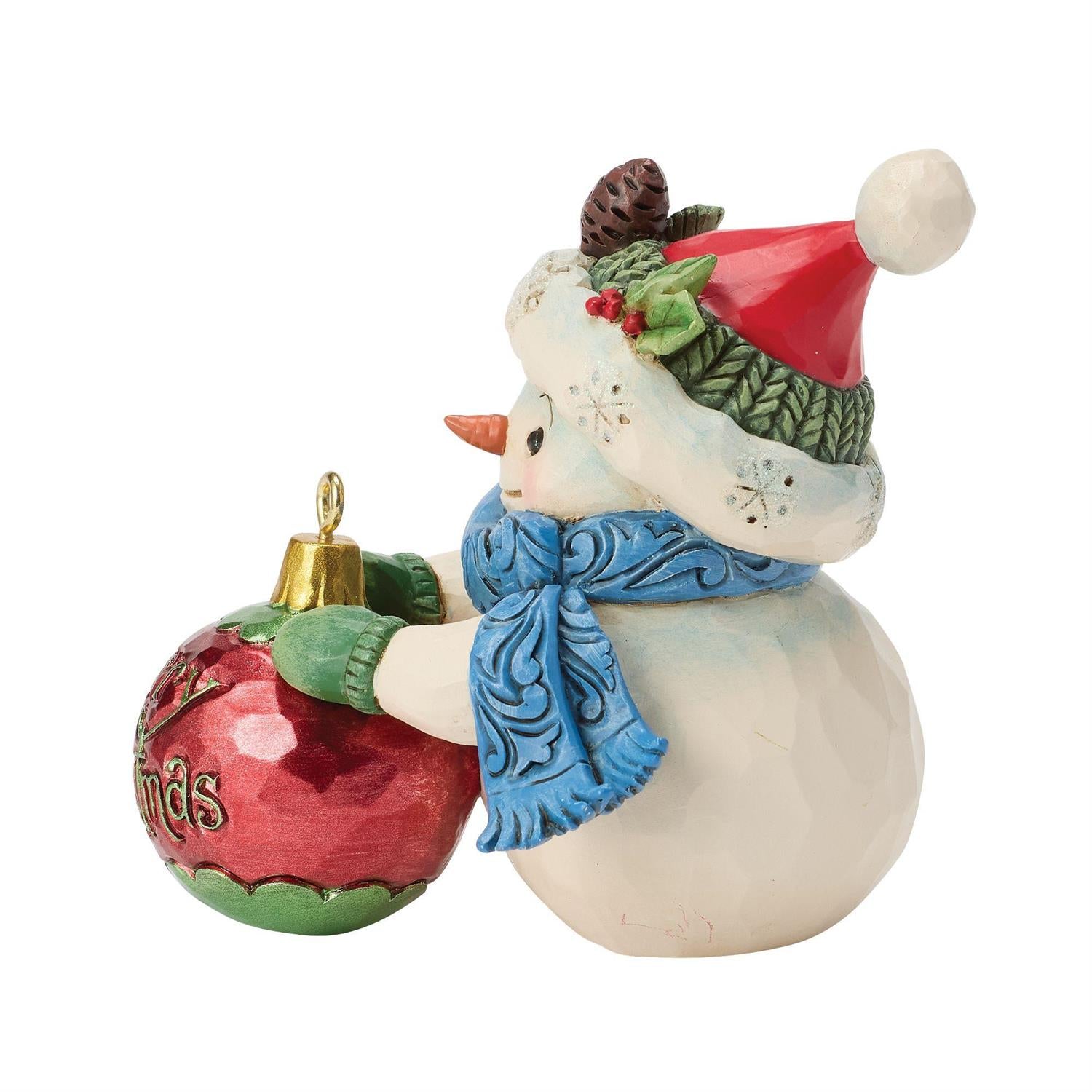Snowman Ball Ornament Mini - Country N More Gifts