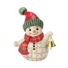 Snowman Holding Bell Mini