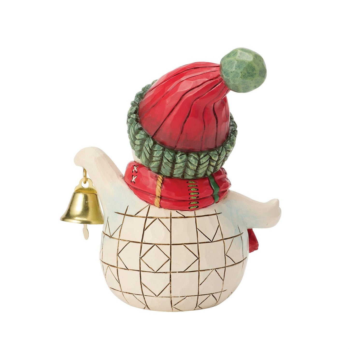 Snowman Holding Bell Mini - Country N More Gifts