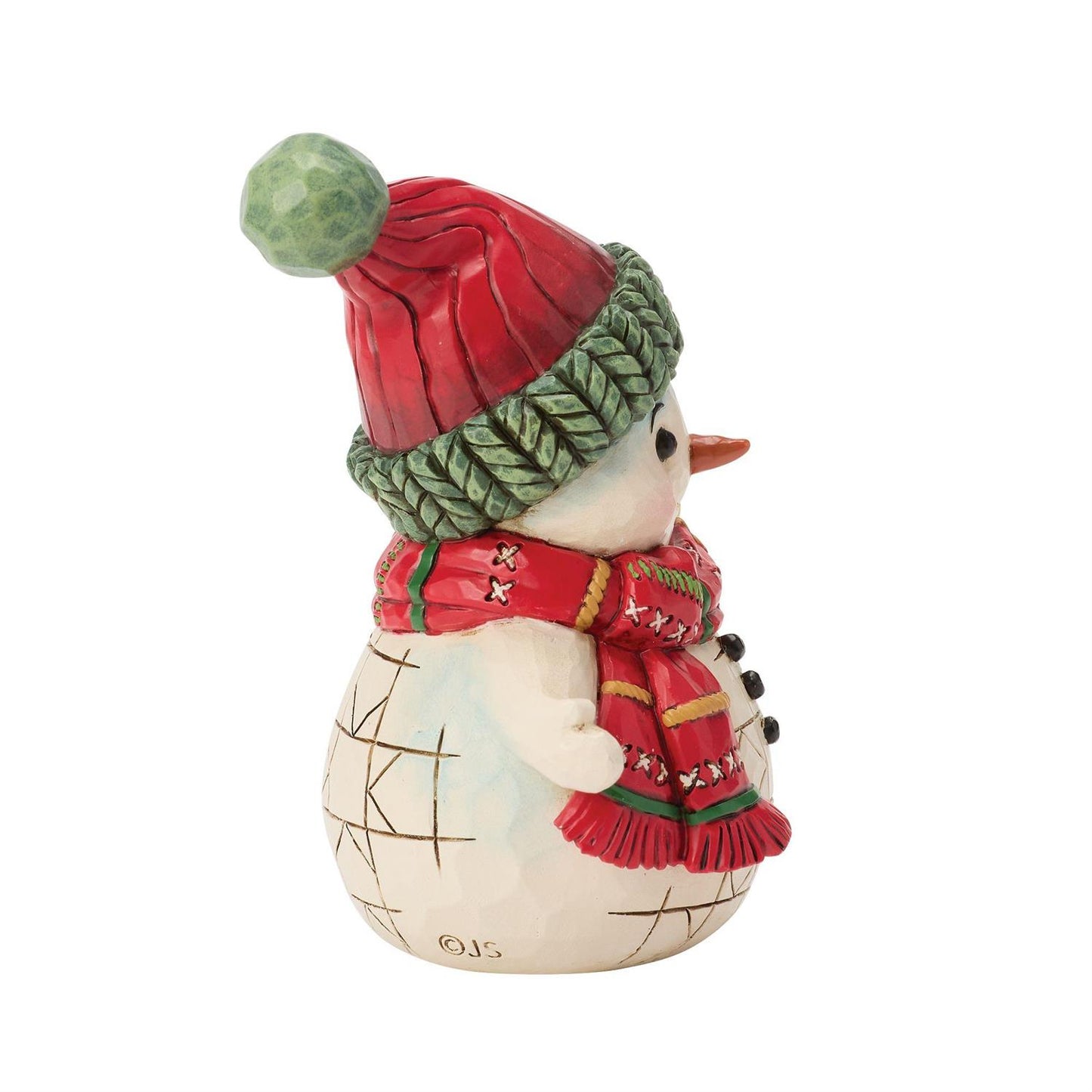 Snowman Holding Bell Mini - Country N More Gifts