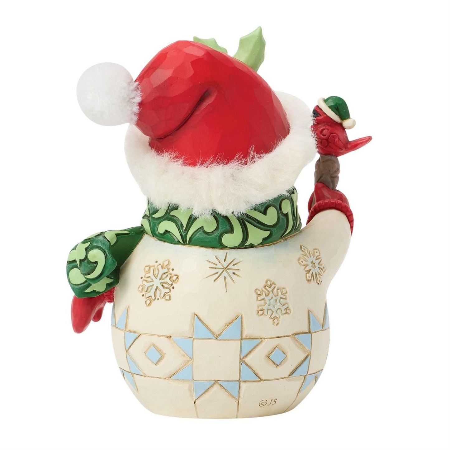 Tiny Tweets - Snowman Bird on Stick Pint - Country N More Gifts