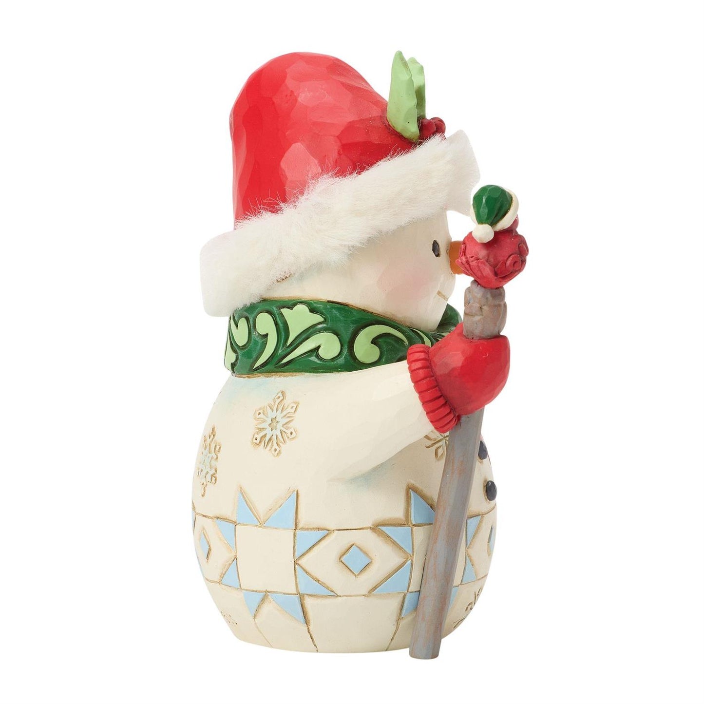 Tiny Tweets - Snowman Bird on Stick Pint - Country N More Gifts