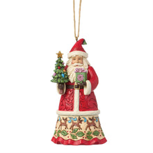Santa With Gifts Ornament