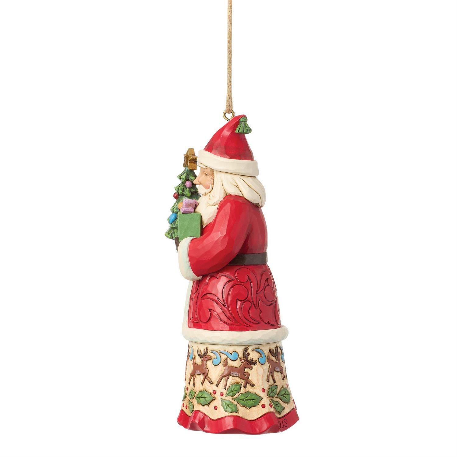 Santa With Gifts Ornament - Country N More Gifts