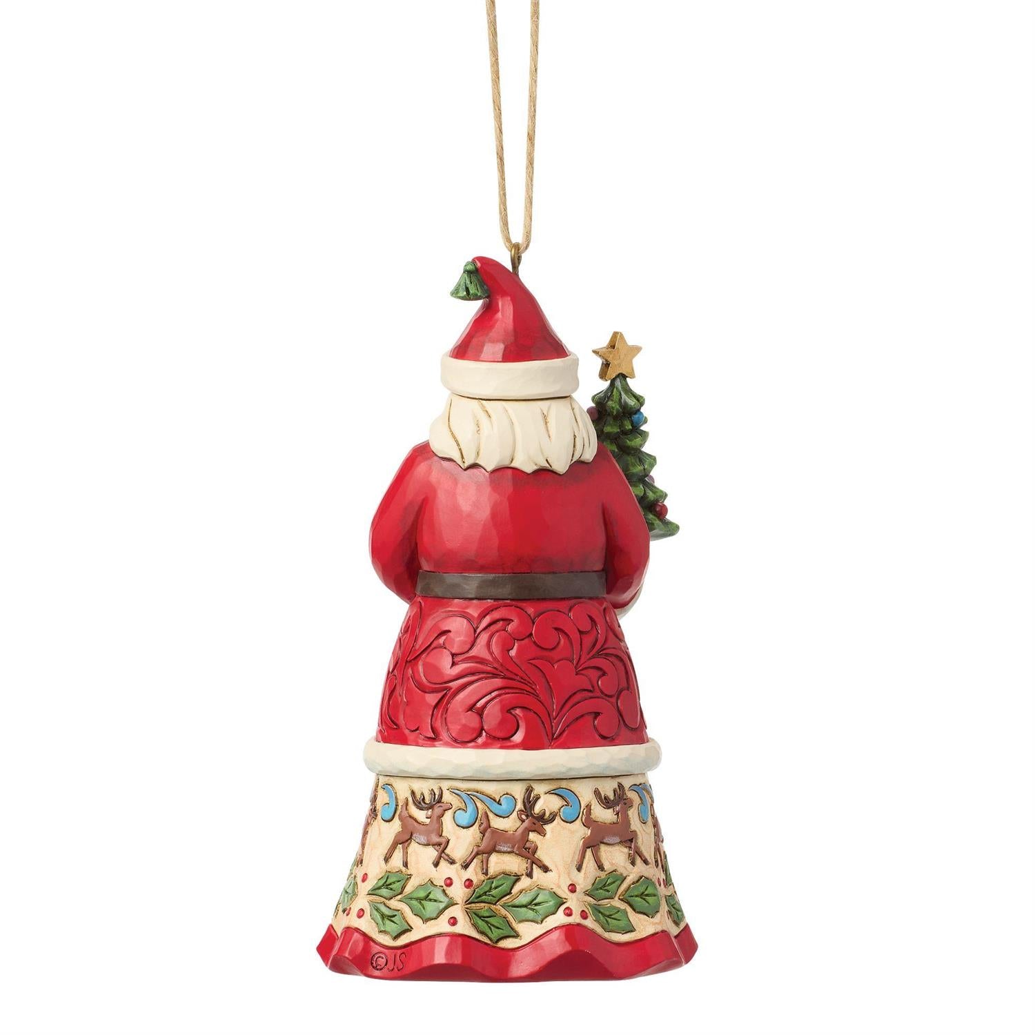 Santa With Gifts Ornament - Country N More Gifts