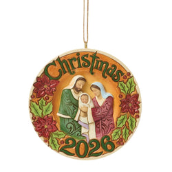 Dated 2026 Holy Family Ornament - Country N More Gifts
