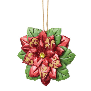 Legends of Poinsettia Ornament - Country N More Gifts