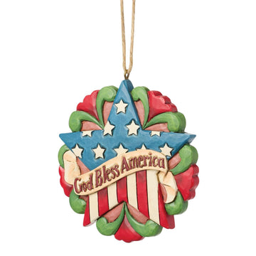 Patriotic Star Ornament - Country N More Gifts