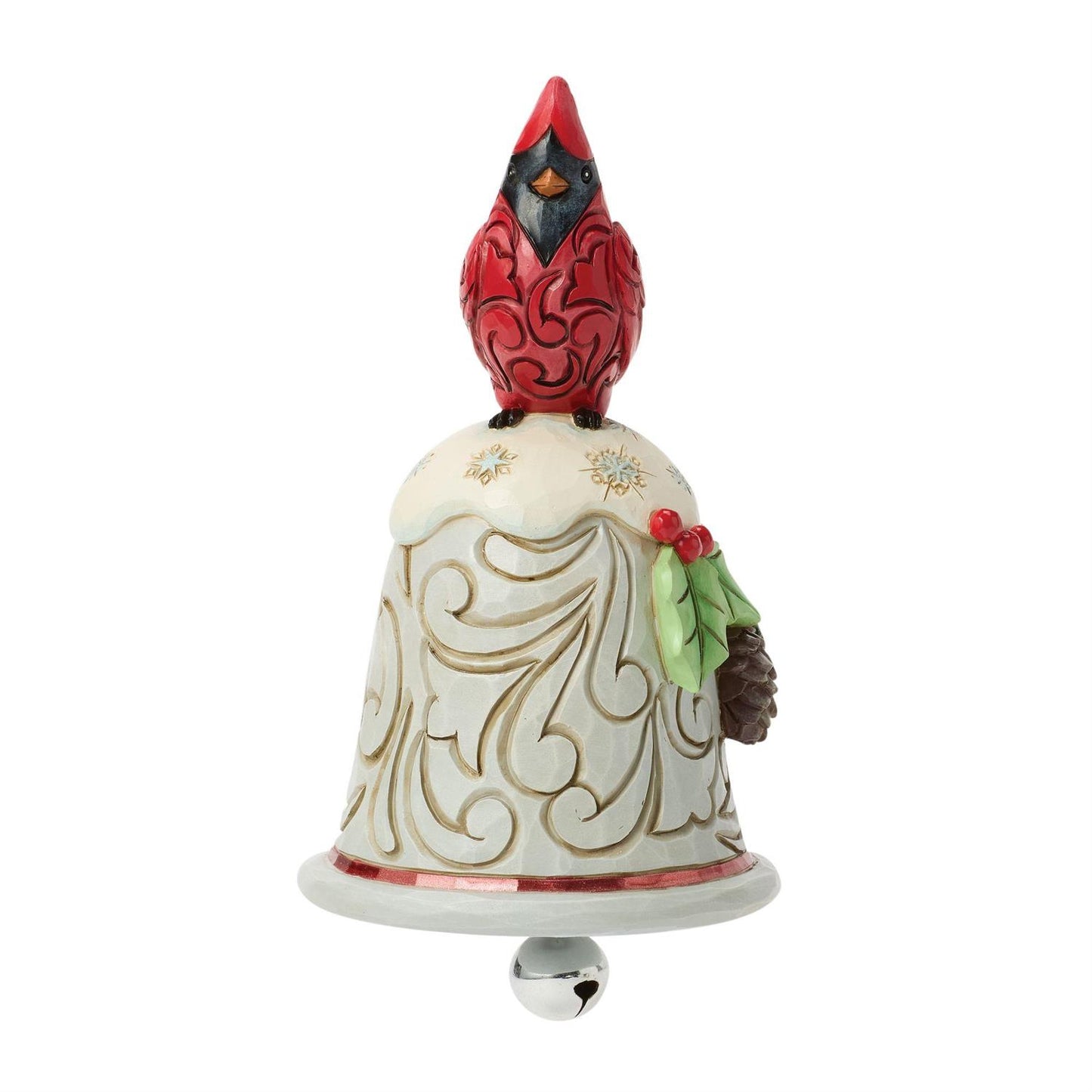 Sounds of the Holidays - Cardinal Perched on Bell Pint - Country N More Gifts