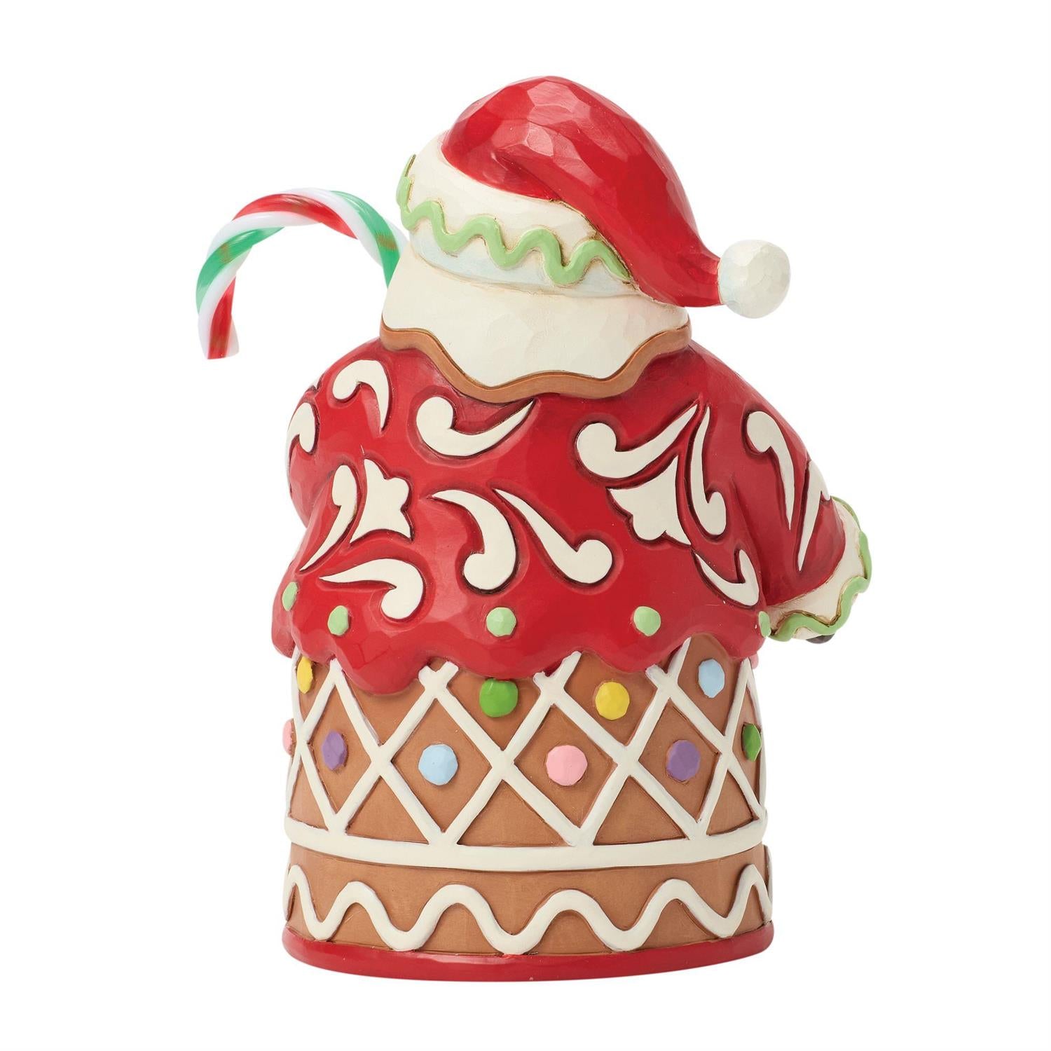 Candy Cane Delight - Gingerbread Santa Candy Pint - Country N More Gifts