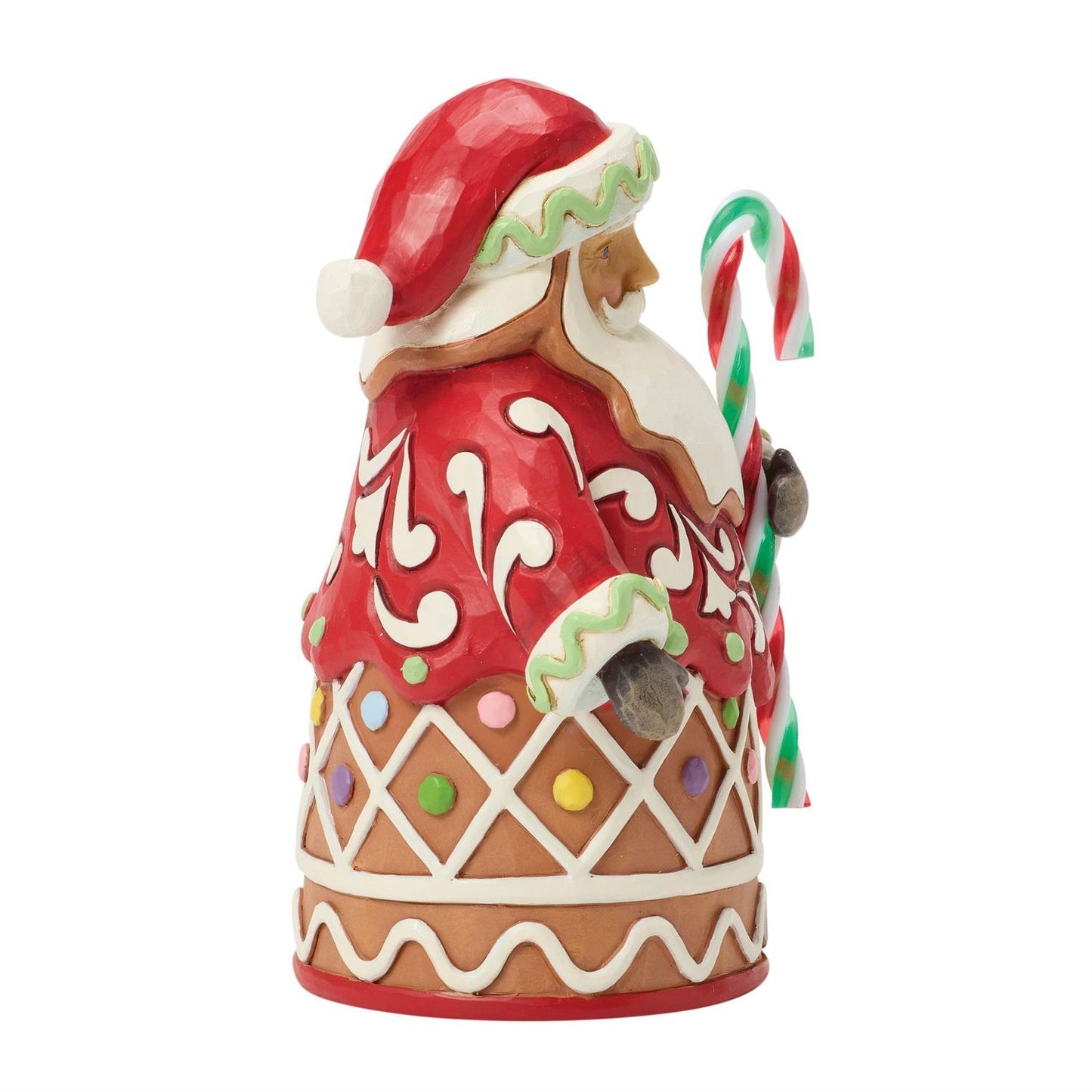 Candy Cane Delight - Gingerbread Santa Candy Pint - Country N More Gifts