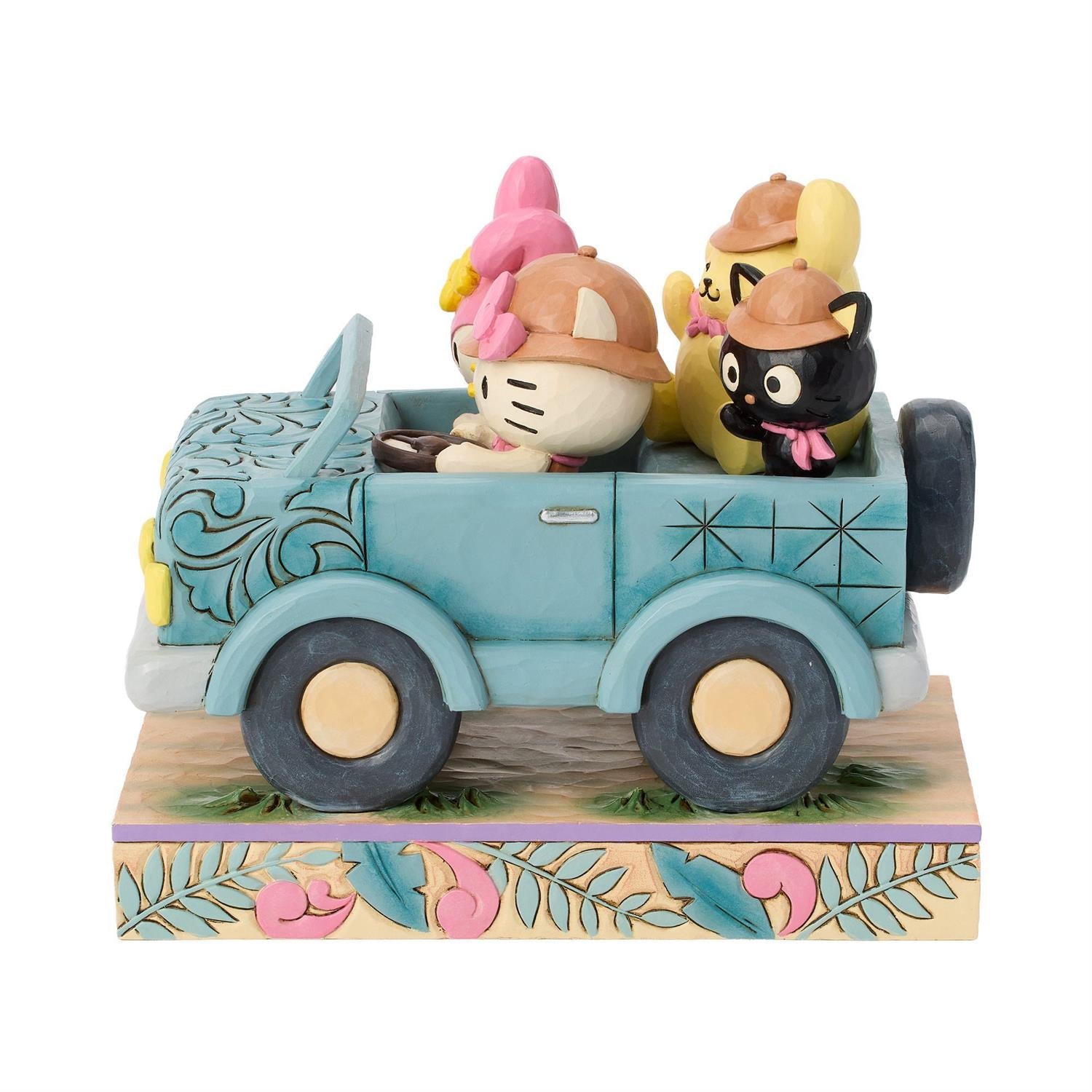Hello Kitty and Friends Cruising in her Safari Jeep