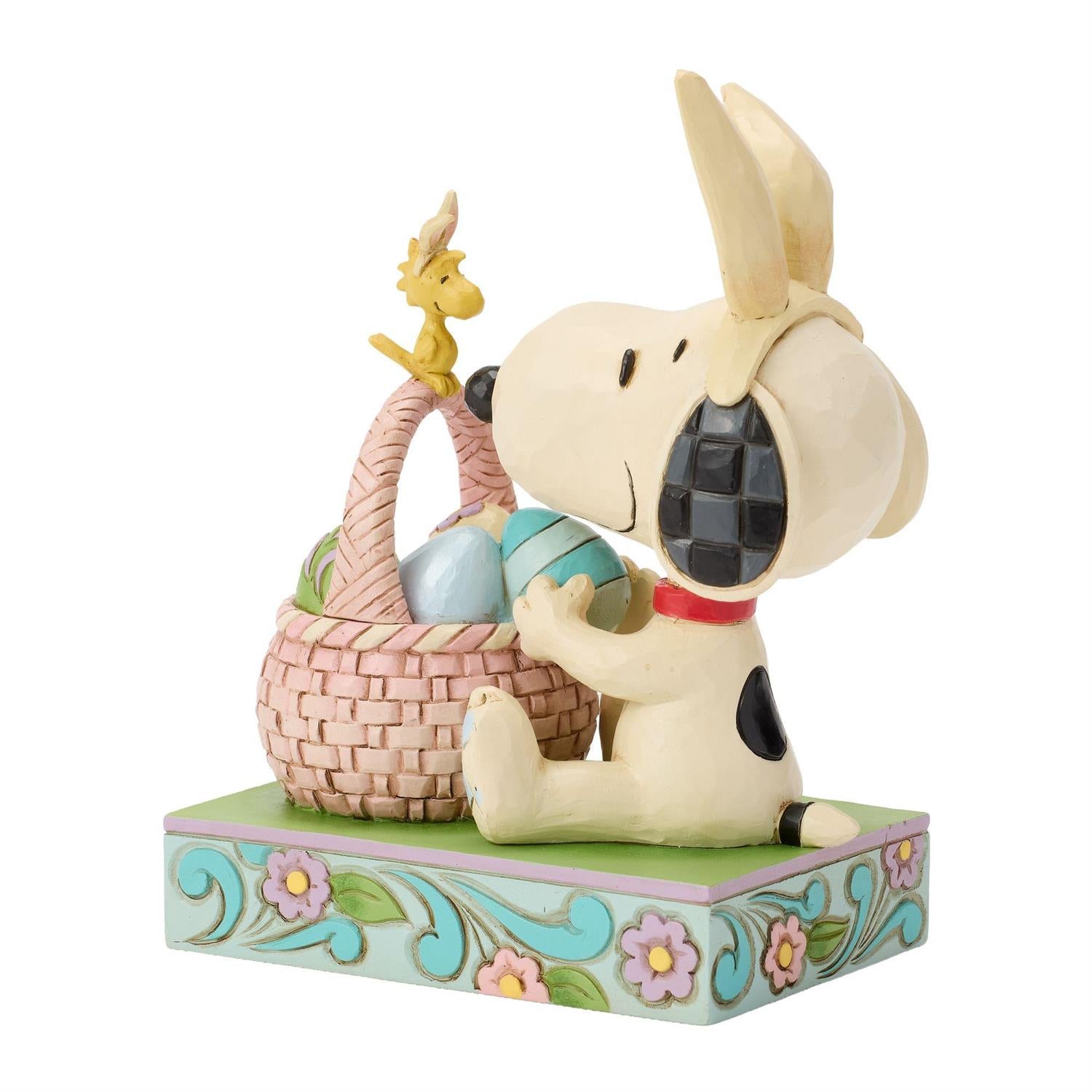 Snoopy with Basket of Easter Eggs - Country N More Gifts