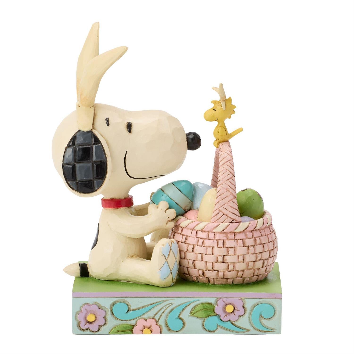 Snoopy with Basket of Easter Eggs - Country N More Gifts