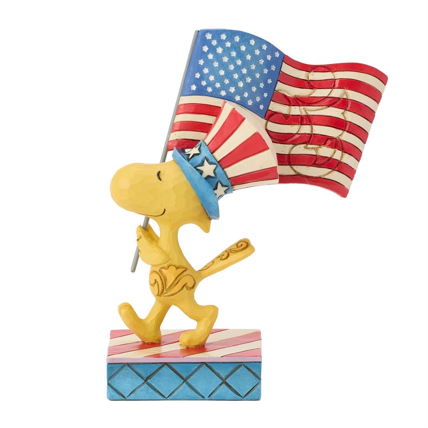 Patriotic Woodstock with Flag - Country N More Gifts