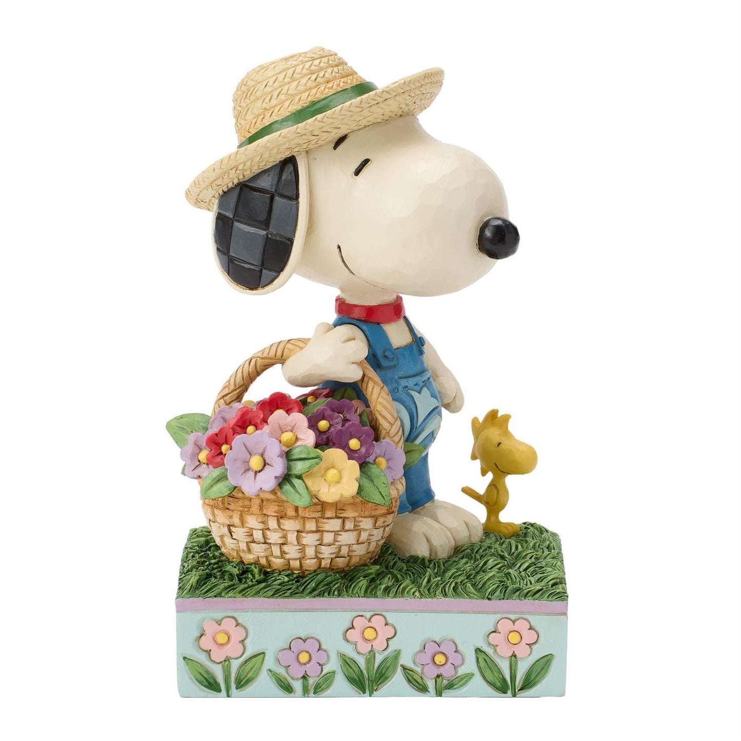 Snoopy Holding Flower Basket - Country N More Gifts