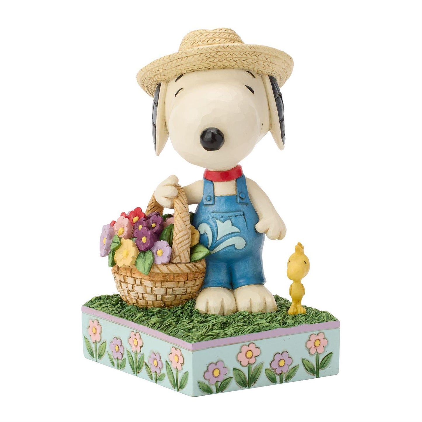 Snoopy Holding Flower Basket - Country N More Gifts
