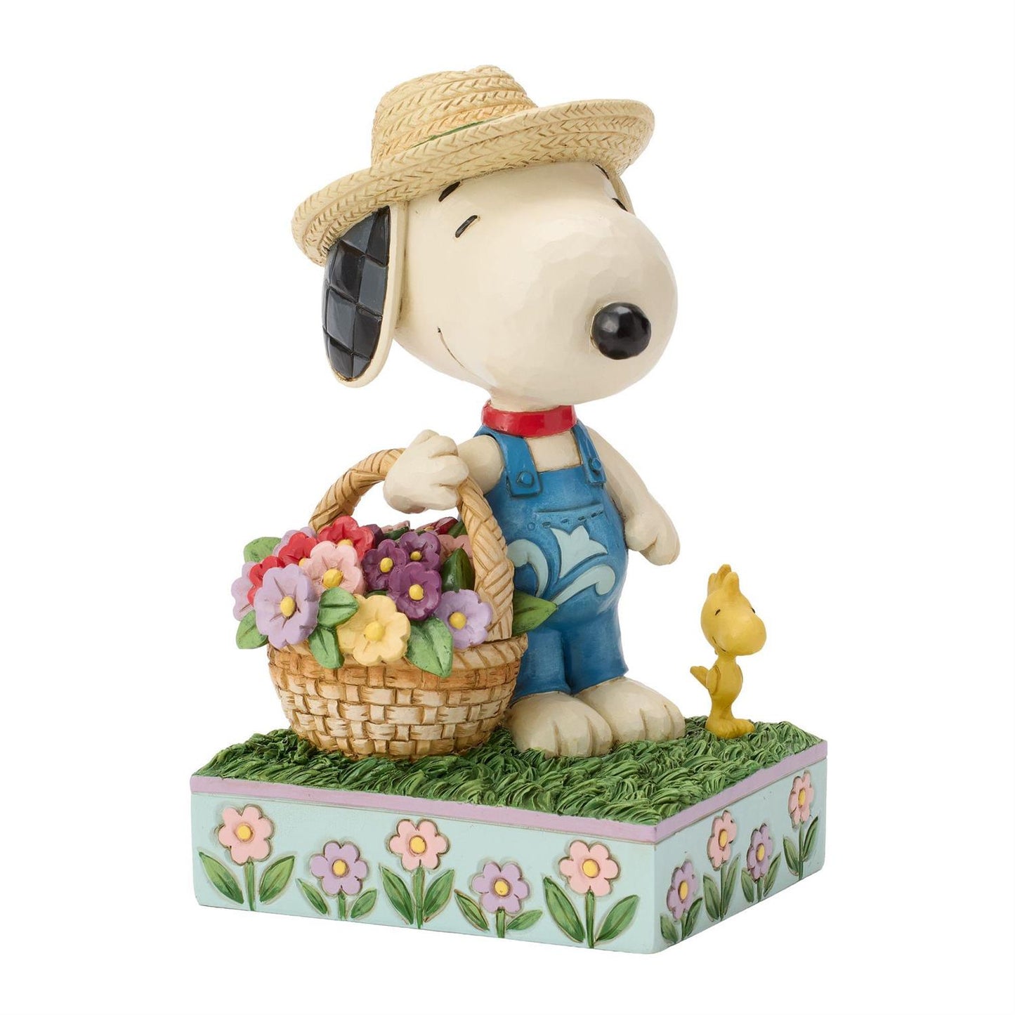 Snoopy Holding Flower Basket - Country N More Gifts
