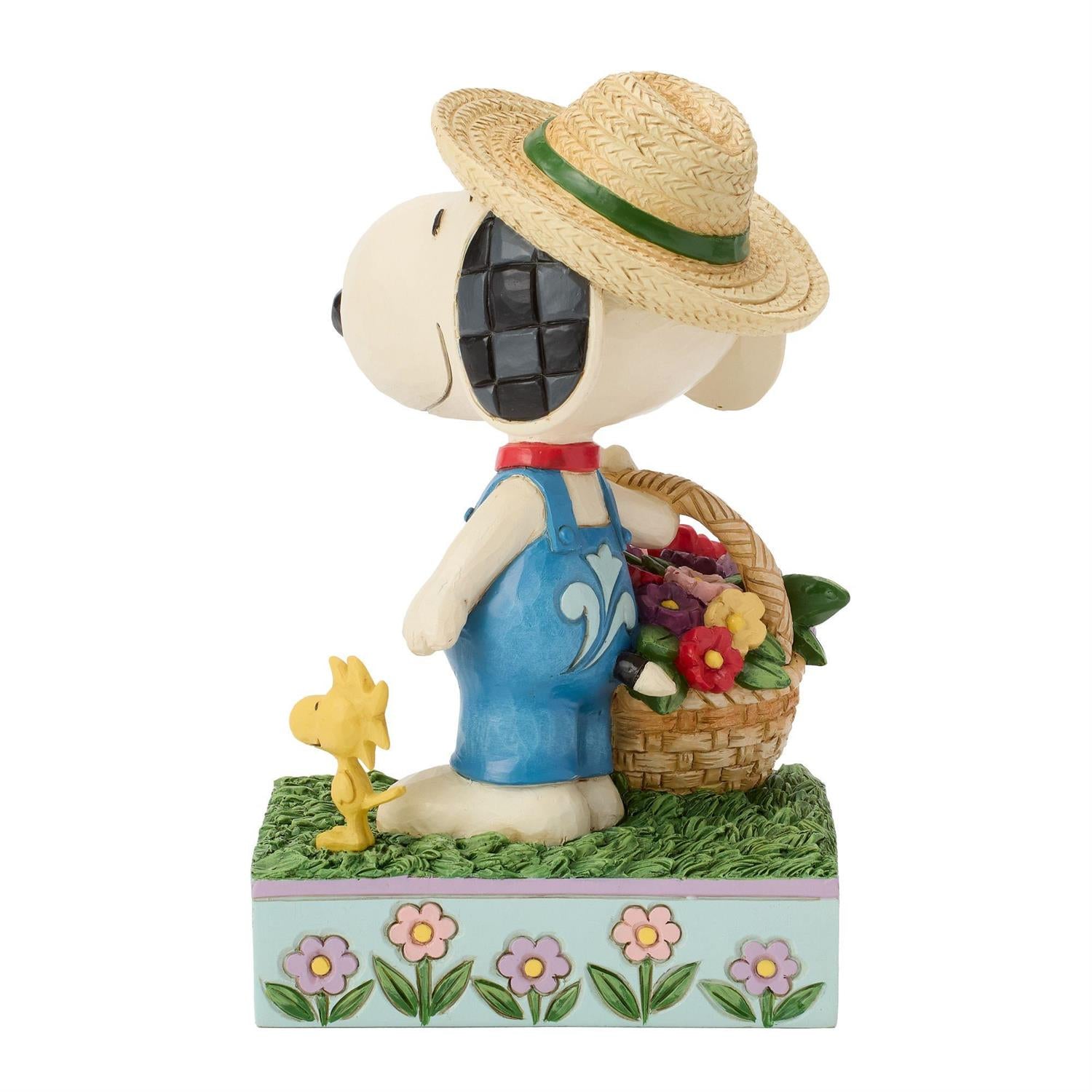 Snoopy Holding Flower Basket - Country N More Gifts