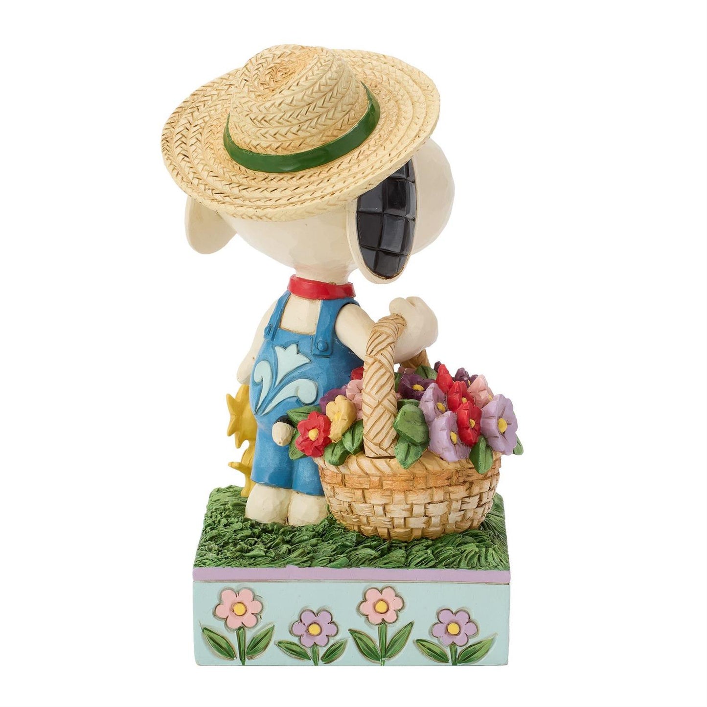 Snoopy Holding Flower Basket - Country N More Gifts