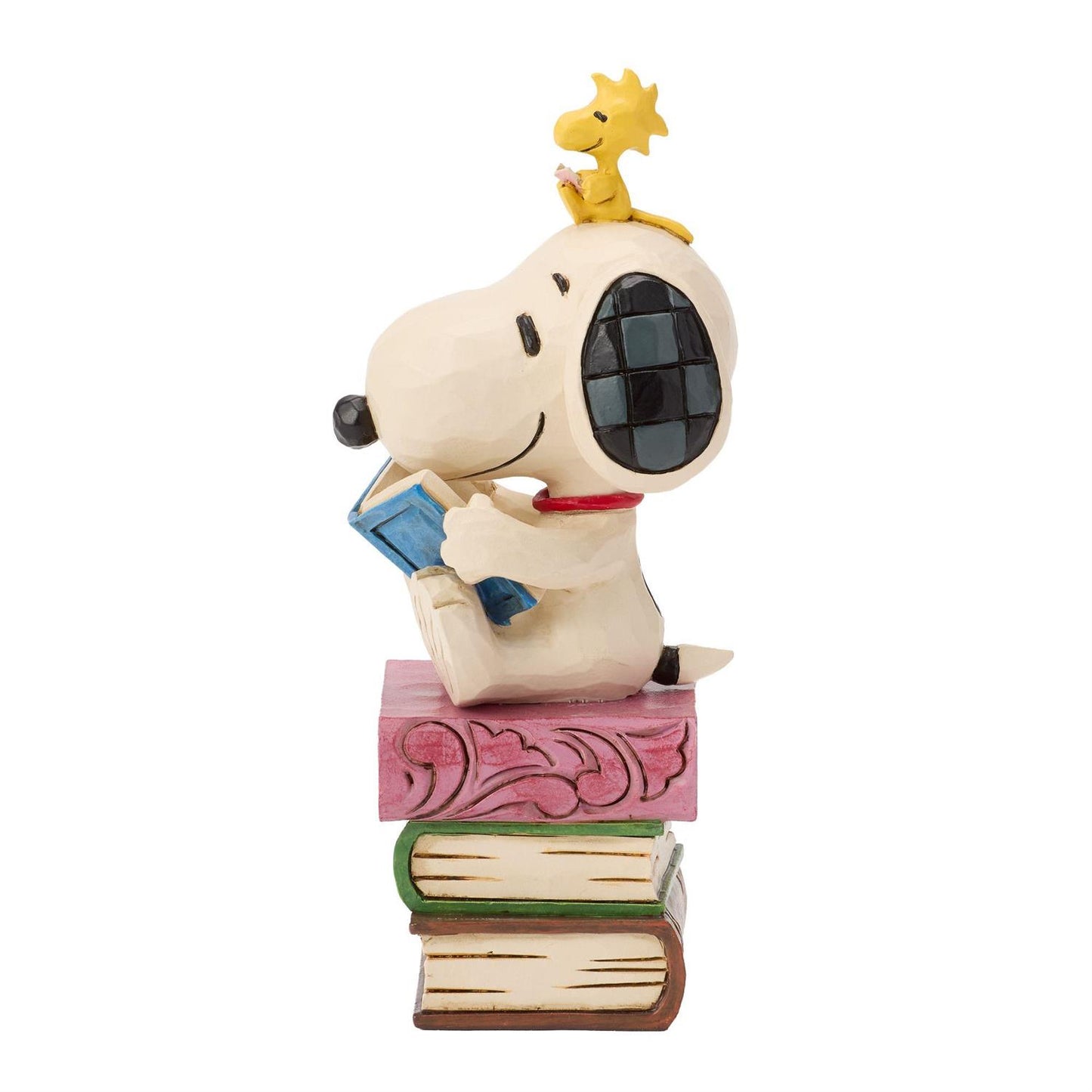 Snoopy Reading on Stacked Books - Country N More Gifts