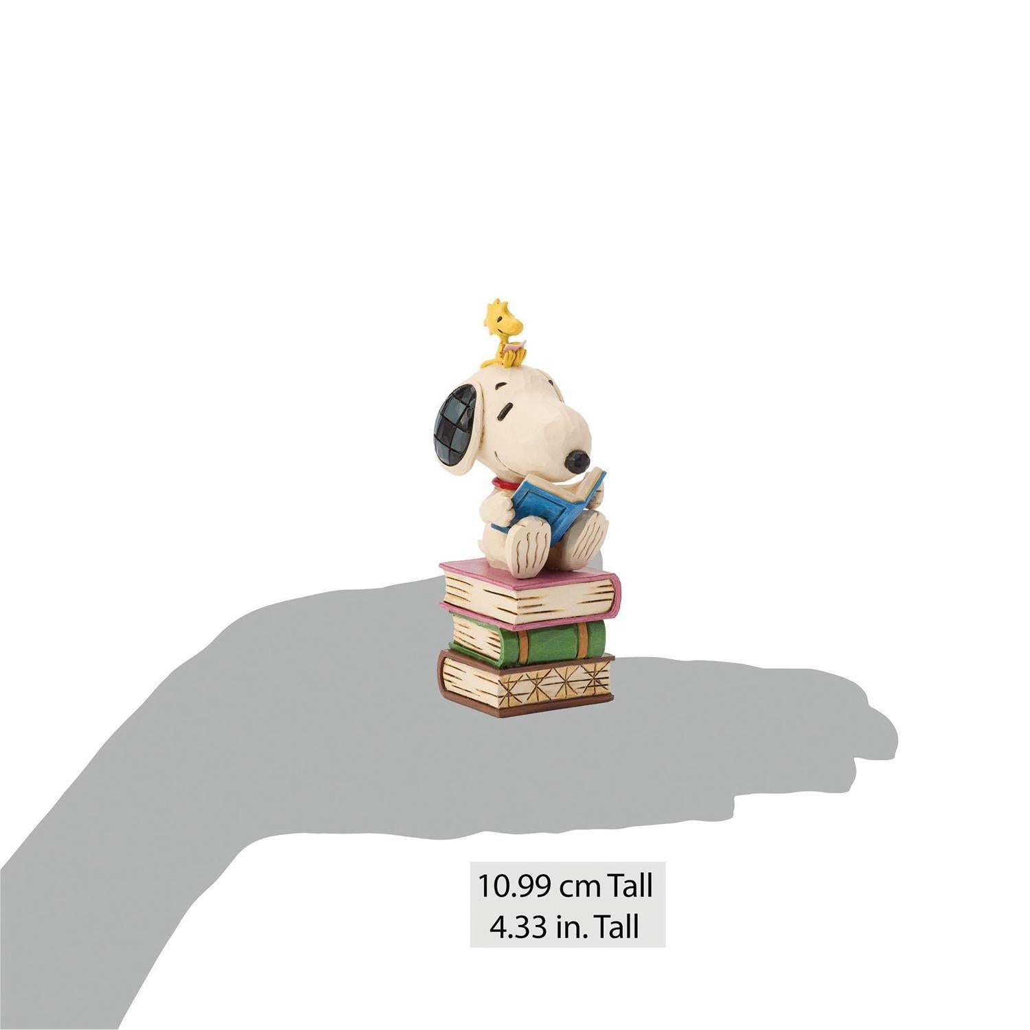 Snoopy Reading on Stacked Books - Country N More Gifts