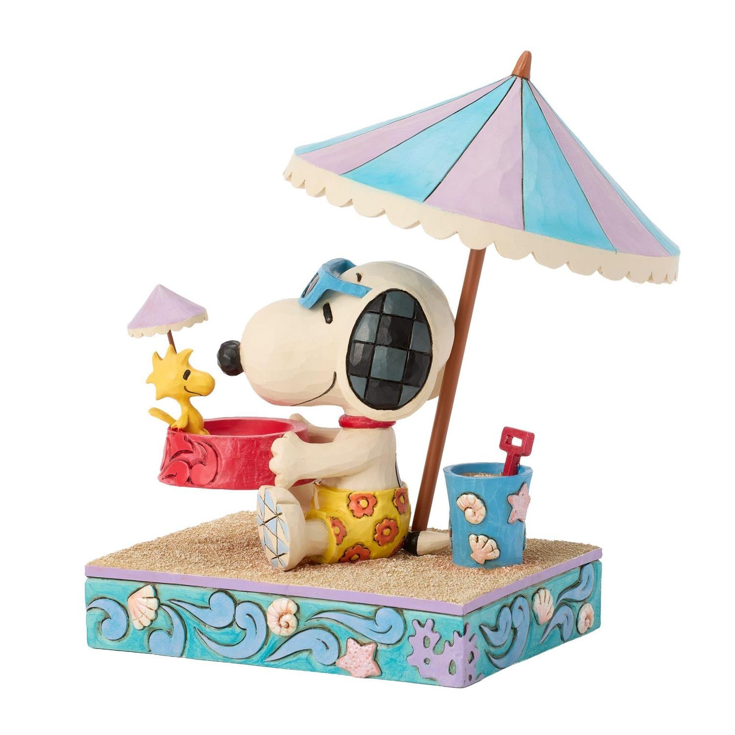 Snoopy Holding Woodstock and Bowl - Country N More Gifts