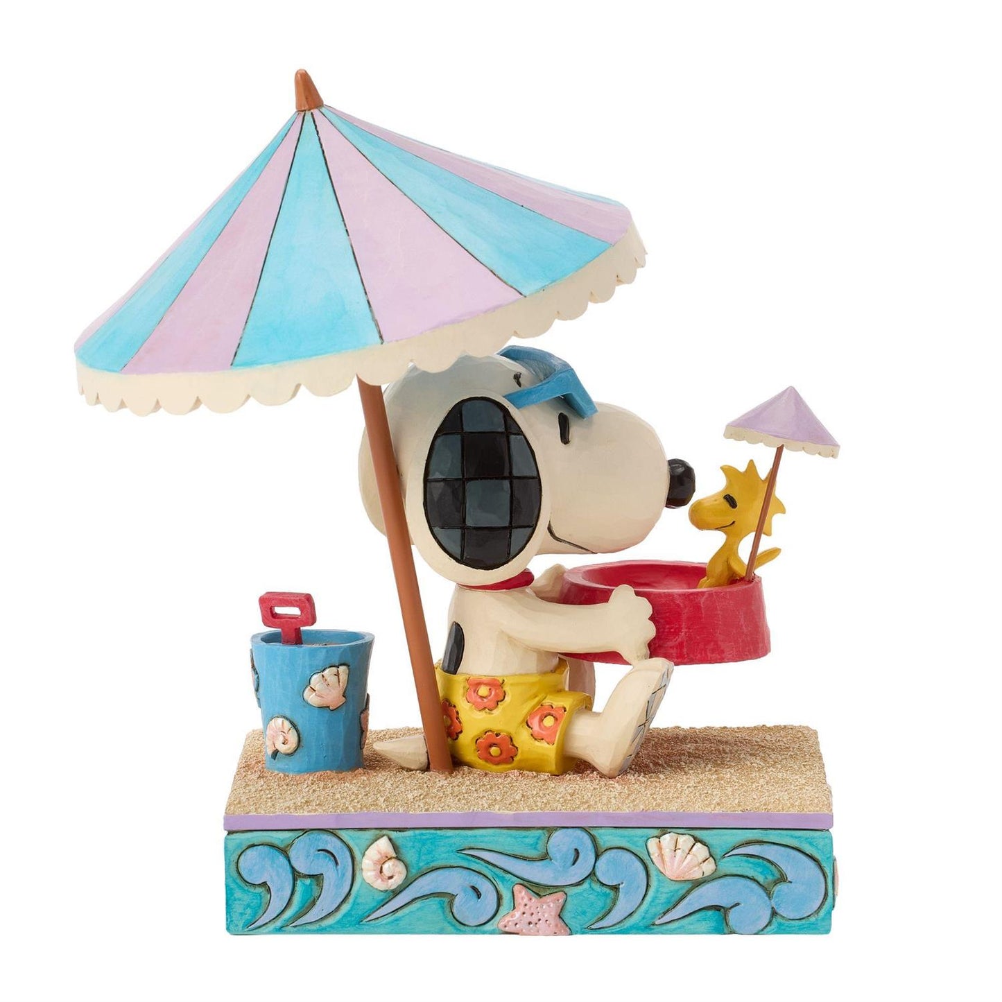 Snoopy Holding Woodstock and Bowl - Country N More Gifts