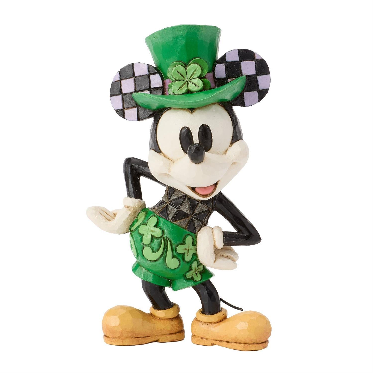 Mickey dressed in his St. Patricks Day Shorts and Top Hat